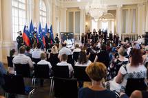 25. 6. 2021, Ljubljana – V Predsedniki palai dan odprtih vrat v poastitev dravnega praznika, dneva dravnosti (STA/Nik Jevnik)